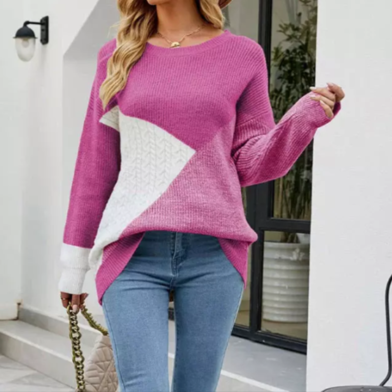 Bryony | Playful multicolored sweatshirtLadies Casual Top