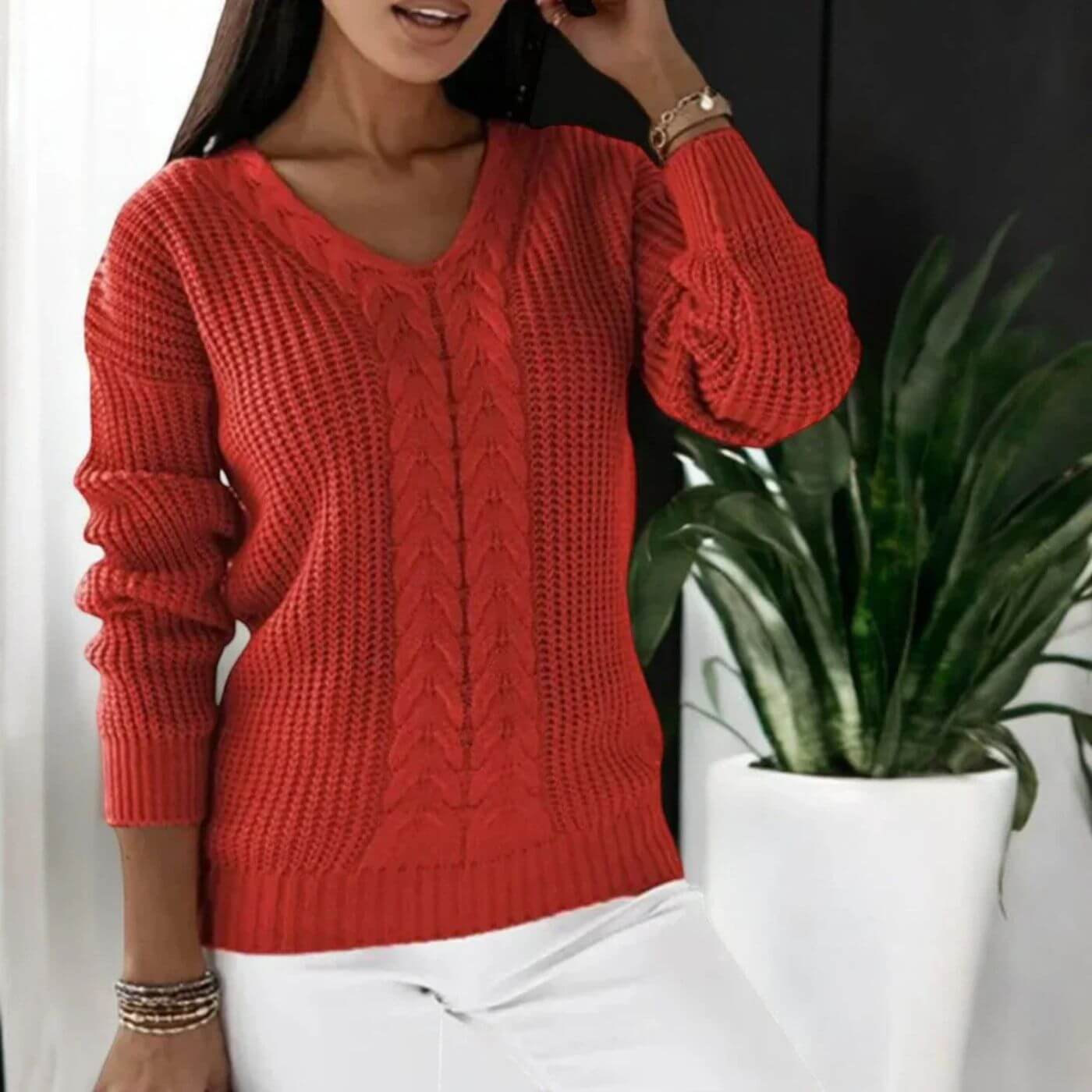 Serena - Cosy Knitted Sweater